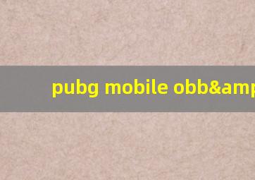 pubg mobile obb& apk